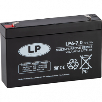 LP aku 6V 7Ah AGM 152x34x94mm, S106-LP67T1