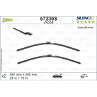 Valeo Silencio Aquablade 572308 бескаркасная щётка стеклоочистителя, с подогревом
