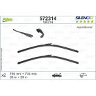 Valeo Silencio Aquablade 572314 бескаркасная щётка стеклоочистителя