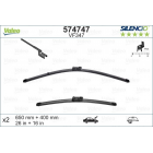 Valeo Silencio XTRM 650+400mm 574747  бескаркасные щётки стеклоочистителя