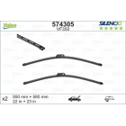 Valeo Silencio XTRM 550+580mm 574305  бескаркасные щётки стеклоочистителя