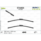 Valeo Silencio XTRM 2x550 574464 бескаркасные щётки стеклоочистителя