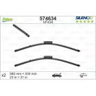 Valeo Siencio XTRM 580+530 574634 бескаркасные щётки стеклоочистителя