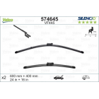 Valeo Siencio XTRM 600+400 574645 бескаркасные щётки стеклоочистителя