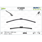 Valeo Silencio XTRM 750+650mm 574680 бескаркасные щётки стеклоочистителя