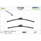 Valeo Silencio XTRM  577836 600+500mm бескаркасные щётки стеклоочистителя