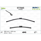 Valeo Silencio XTRM 650+450mm 577845 бескаркасные щётки стеклоочистителя