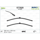 Valeo Silencio XTRM 550+550mm 577920 бескаркасные щётки стеклоочистителя