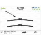Valeo Silencio XTRM 650+400mm 577934 бескаркасные щётки стеклоочистителя