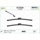 Valeo Silencio XTRM 650+400mm 577934 бескаркасные щётки стеклоочистителя