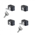 Set of 4 locks ST, SR+