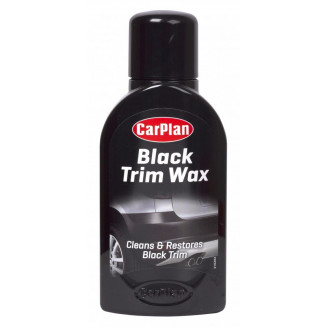 TL Black finishing wax plastic rubber 375m, S112-BTW375