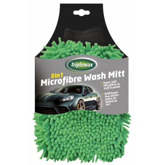 Gant de lavage en microfibre Triplewax, S112-CTA050