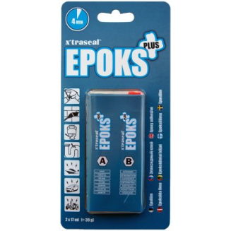 Epoksīda līme 4 min 34ml bezkrāsaina, S116-10022