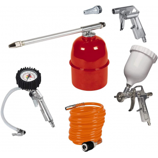 Compressed air tool set, 5 pieces, S117-4132720
