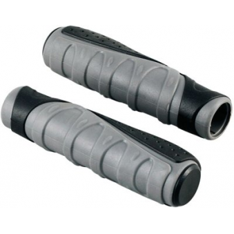 Maniglie 2 pz bicicletta nero-grigio, S123-5758