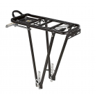 Aluminum luggage rack, black