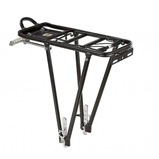 Aluminum luggage rack, black, S123-6018