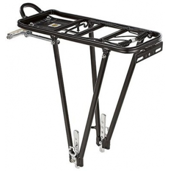 Aluminum luggage rack, black, S123-6018