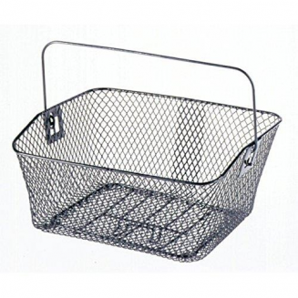 Rear luggage basket, black, S123-6051