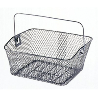 Rear luggage basket, black, S123-6051