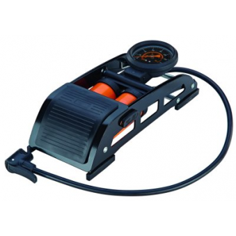 Pompe à pied 2 cyl. et avec manom, tout sévacue., S123-6211