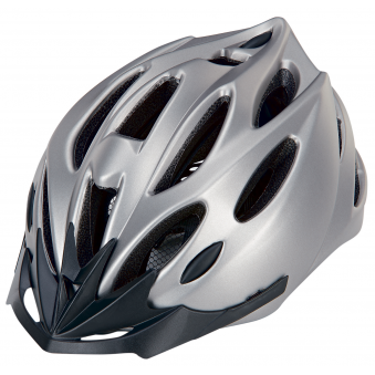 Casco da bicicletta 55-58 cm grigio, S123-7262