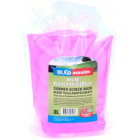 AM summer windshield washer fluid in a plastic bag 3L