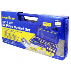 Tool set 52 parts, ½ and 3/8
