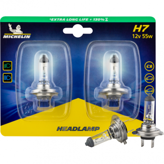 H7 2pcs, durée de vie extra longue, 12/55W, 1500lm,, S131-W32293