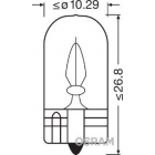 24V 3W W2.1X9.5D ilman sokkelia iso