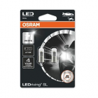 TL 12V LED T4W 6000K 1W BA9S 2uds