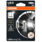 TL 12V LED T4W 6000K 1W BA9S 2uds