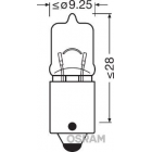 12V H6W 6W BAX9S 2xblister