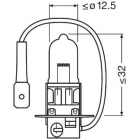H3 12V 55W PK22S 1xblister