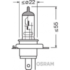 HS1 12V 35/35W PX43T Skootterin polttimo edessä