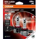 H11 Night Breaker LED 12V 6000K 2tk ECE