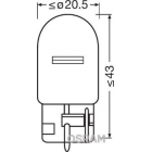 12V 21W WY21W DZELTENS WX3x16d