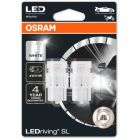 12V LED W21W 6000K 1.4W W3X16D 2pz