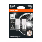 12V LED P21/5W 6000K 1.7W BAY15D 2gab