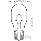 12V 16W W2,1x9,5d keltainen