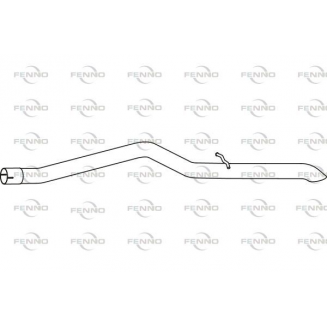 aizmugurējā caurule Tranzīts, S161-P23079