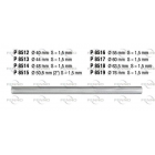 Tubo perforato 55mm 1M