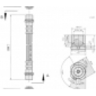 BRAKE HOSE CORSA C REAR