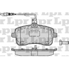 front brake pads P407 1.6-1.8