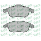 Front axle brake pads