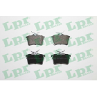 Rear axle brake pads