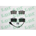 rear brake pads Polo, with sensor