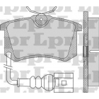 rear brake pads Polo, with sensor