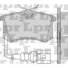 rear brake pads Polo, with sensor